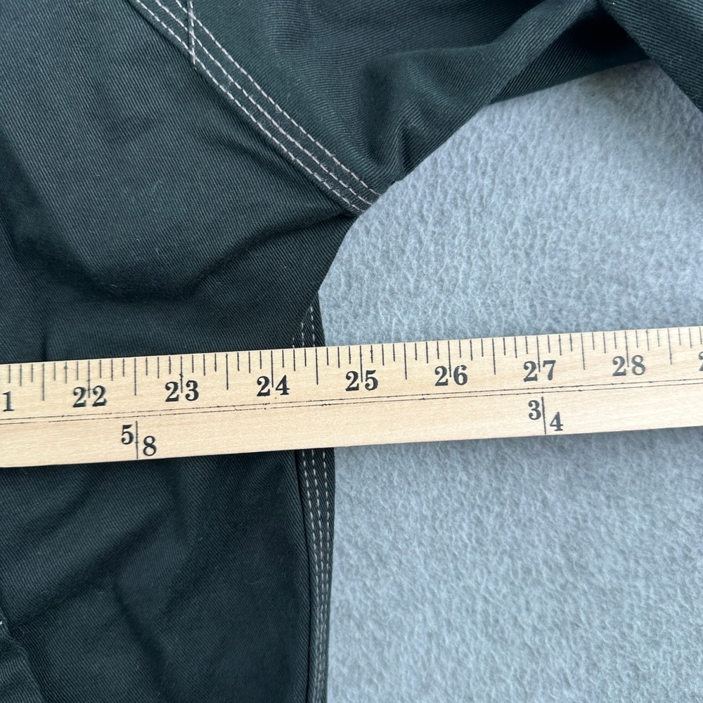 Dickies Jacket Mens XL Black Work Utility Full Zip Contrast Stitch Cotton Coat - Picture 7 of 9